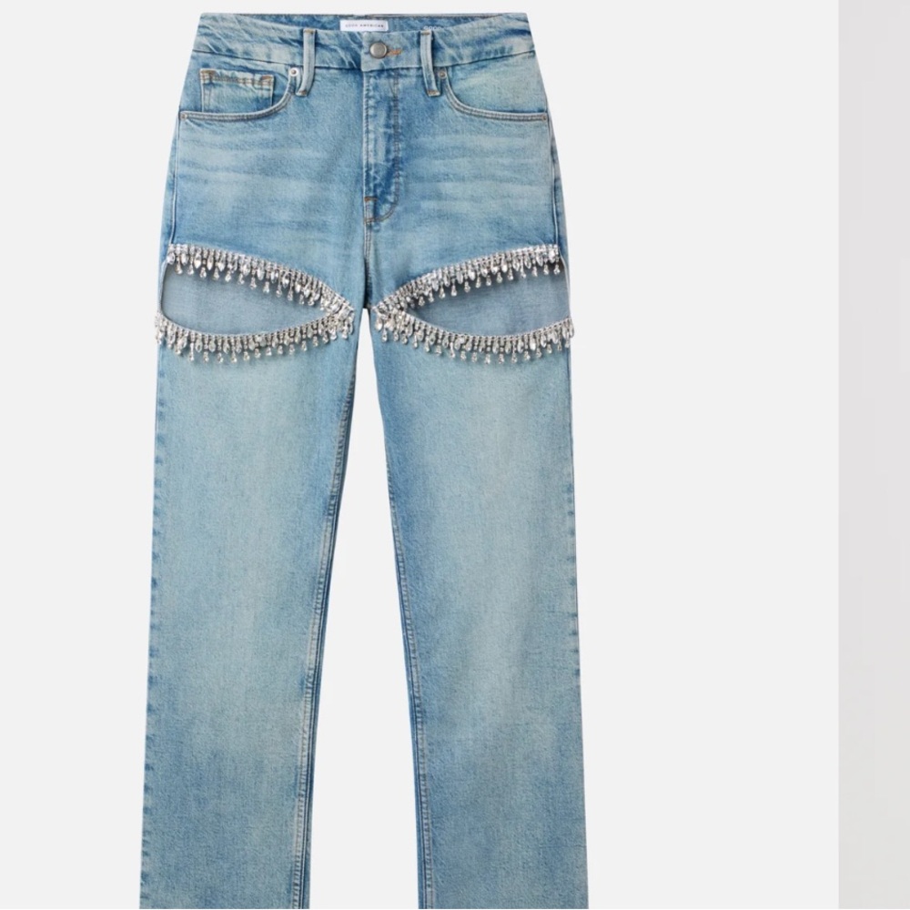 Embellished Blue Jeans